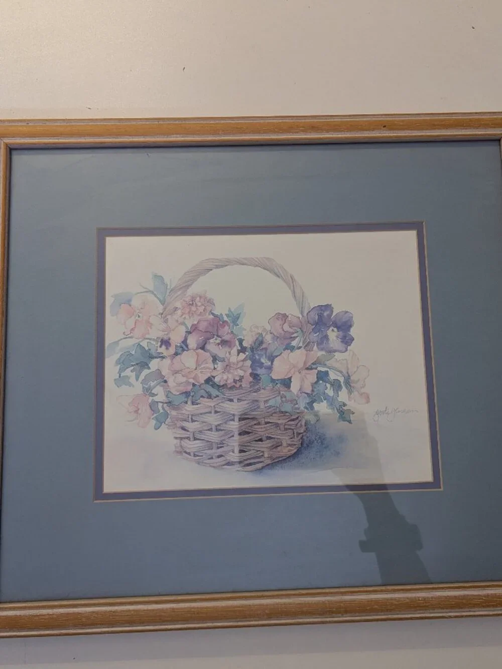 Vintage Framed Matted 